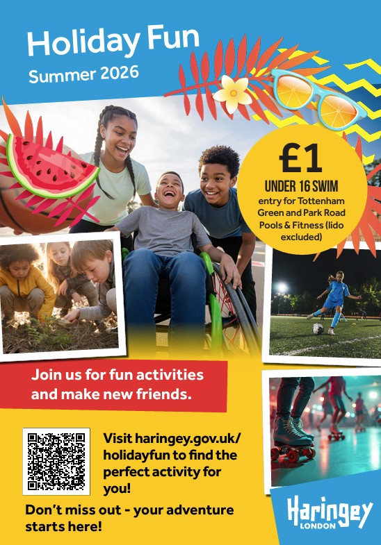 Magazine cover with pictures of children, water melon, skate